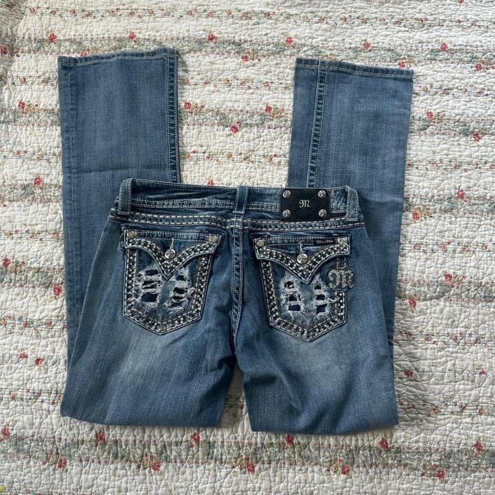 Y2k low-rise miss me jeans size 30 bootcut